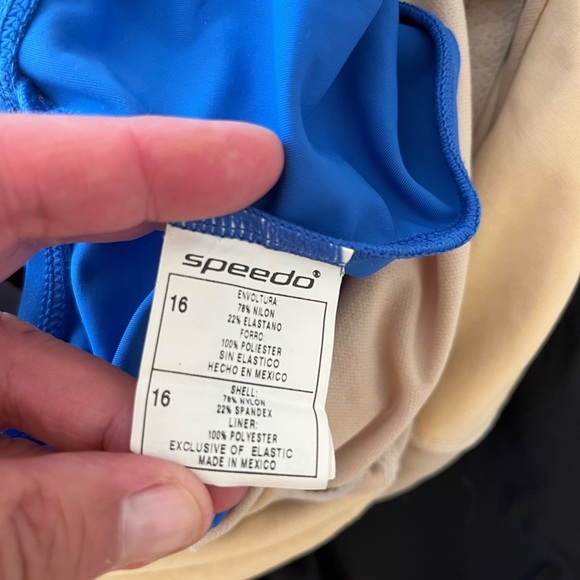 Speedo Blue Swimsuit - Picture 4 of 5